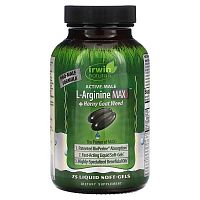 Irwin Naturals, Active-Male, L-Arginine Max3 + Horny Goat Weed, 75 Liquid Soft-Gels