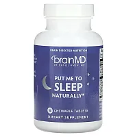 BrainMD, Put Me To Sleep Naturally, 90 Chewable Tablets