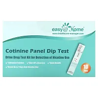 Easy@Home, Cotinine Panel Dip Test, 10 Tests