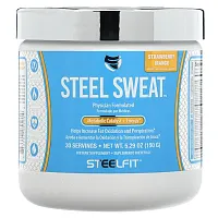 SteelFit, Steel Sweat, Metabolic Catalyst + Energy, Strawberry Mango, 5.29 oz (150 g)