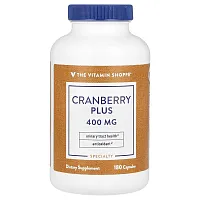 The Vitamin Shoppe, Cranberry Plus, 400 mg, 180 Capsules