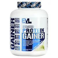 EVLution Nutrition, Stacked Protein Gainer, Vanilla Ice Cream, 6 lbs (2.72 kg)