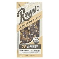 Rawmio, Stone Ground Raw Chocolate, Coconut Caramel &amp; Cashew, 2.12 oz (60 g)