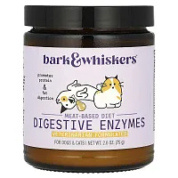 Dr. Mercola, Bark &amp; Whiskers, Meat-Based Diet Digestive Enzymes, For Dogs &amp; Cats, 2.6 oz (75 g)