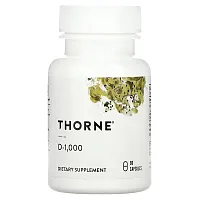 Thorne, D-1,000, 90 Capsules