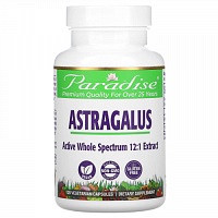 Paradise Herbs, Astragalus, 120 Vegetarian Capsules