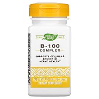 Nature's Way, B-100 Complex, With B2 Coenzyme, 60 Capsules