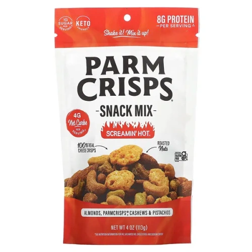 ParmCrisps, Snack Mix, Screamin&#x27; Hot, 4 oz (113 g)