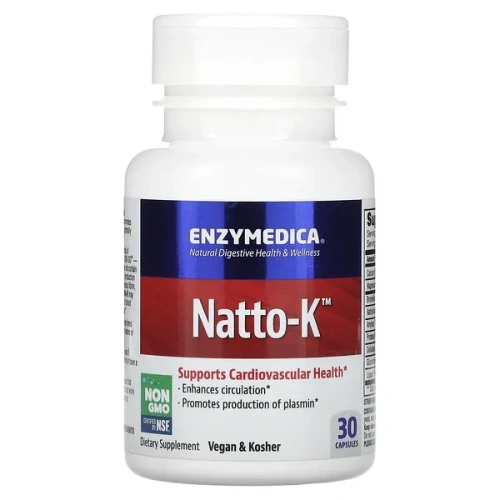 Enzymedica, Natto-K, 30 Capsules