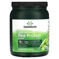 Swanson, 100% Organic Pea Protein Powder, Unflavored, 1.1 oz (503 g)