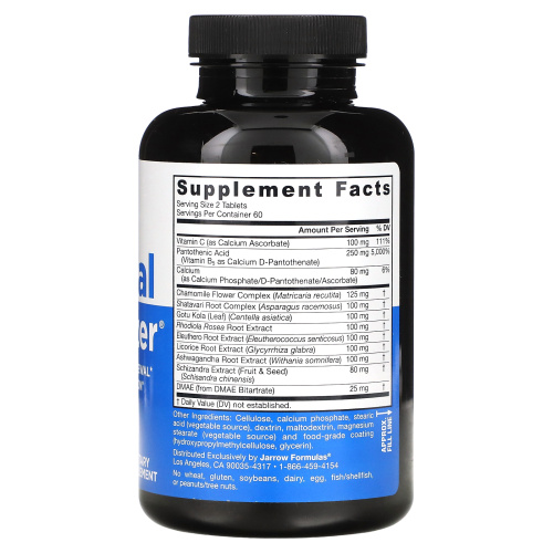 Jarrow Formulas, Adrenal Optimizer, 120 таблеток фото 2