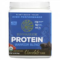 Sunwarrior, Warrior Blend Protein, с шоколадом, 375 г (13,2 унции)