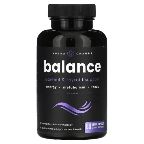 NutraChamps, Balance, 60 Veggie Capsules