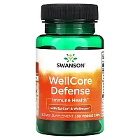 Swanson, WellCore Defense with Epicor &amp; Wellmune, 30 Veggie Caps