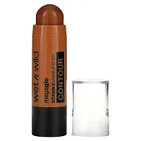 wet n wild, MegaGlo Vitamin E Makeup Stick, Contour, 806 Where&#x27;s Walnut?, 0.21 oz (6 g)