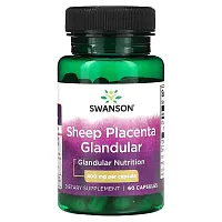 Swanson, Sheep Placenta Glandular, 400 mg, 60 Capsules