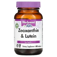 Bluebonnet Nutrition, Zeaxanthin &amp; Lutein, 60 Softgels