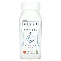 Bell Lifestyle, Clear by Bell, Omega 3, 60 Softgels