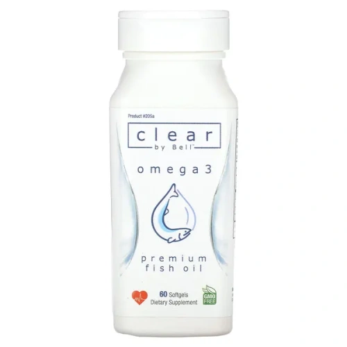 Bell Lifestyle, Clear by Bell, Omega 3, 60 Softgels