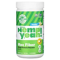 Manitoba Harvest, Organic Hemp Yeah!, Max Fiber Hemp Protein Powder, Vanilla, 1 lb (454 g)