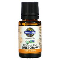 Garden of Life, 100% Organic & Pure, Essential Oils, Joyful, Sweet Orange, 0.5 fl oz (15 ml)