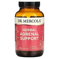 Dr. Mercola, Herbal Adrenal Support, 180 Capsules