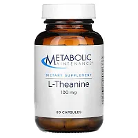 Metabolic Maintenance, L-Theanine, 100 mg, 60 Capsules