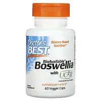 Doctor&#x27;s Best, Boswellia with UC-II, 60 Veggie Caps