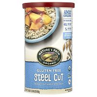 Nature&#x27;s Path, Organic Whole Grain Oats, Gluten Free, Steel Cut, 30 oz (850 g)