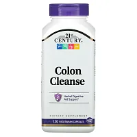 21st Century, Colon Cleanse, 120 вегетарианских капсул