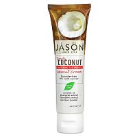 Jason Natural, Simply Coconut, отбеливающая зубная паста, кокосовый крем, 119 г (4,2 унции)