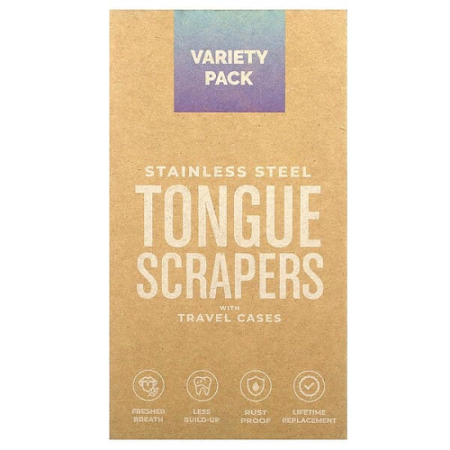 basicConcepts, Tongue Scrapers, Variety Pack, 2 Pack