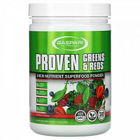 Gaspari Nutrition, Proven Greens & Reds, суперпродукт с высоким содержанием питательных веществ, 360 г (12,69 унции)