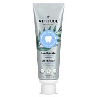 ATTITUDE, Отбеливающая зубная паста, гель, перечная мята, 120 г (4,2 унции)