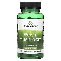 Swanson, Reishi Mushroom, 600 mg, 60 Capsules