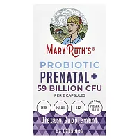 MaryRuth&#x27;s, Probiotic Prenatal +, 59 Billion CFU, 60 Capsules (29.5 Billion CFU per Capsule)