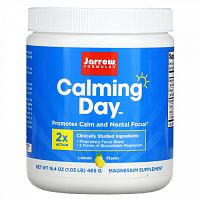 Jarrow Formulas, Vegan Calming Day, лимон, 465 г (16,4 унции)