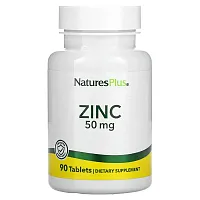 NaturesPlus, Zinc, 50 mg, 90 Tablets