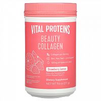 Vital Proteins, Beauty Collagen, клубника и лимон, 271 г (9,6 унции)