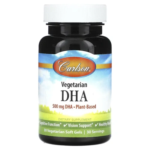 Carlson, Vegetarian DHA, 500 mg, 30 Vegetarian Soft Gels