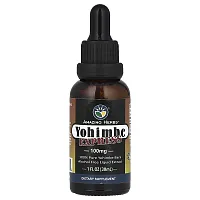 Amazing Herbs, Yohimbe Express Liquid Extract, Alcohol Free, 100 mg, 1 fl oz (30 ml)