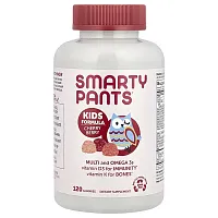 SmartyPants, Kids Formula, Multi and Omega 3s, Cherry Berry, 120 Gummies