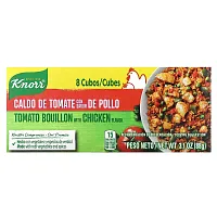 Knorr, Tomato Bouillon with Chicken Flavor, 8 Cubes, 3.1 oz (88 g)