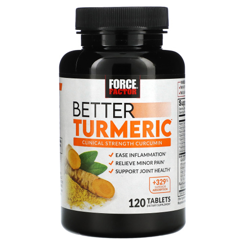 Force Factor, Better Turmeric, 120 таблеток фото 3