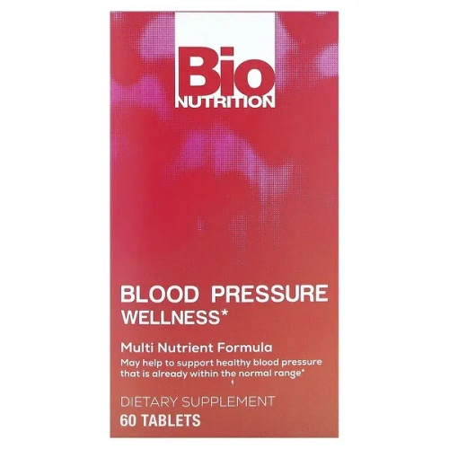 Bio Nutrition, Blood Pressure Wellness , 60 Tablets