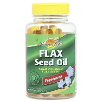 Nature&#x27;s Life, Flax Seed Oil, 90 Vegetarian Softgels