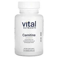 Vital Nutrients, Carnitine, 60 Vegan Capsules