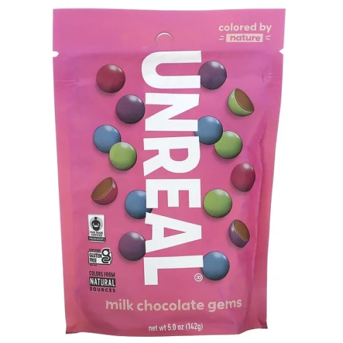 Unreal, Milk Chocolate Gems, 5 oz (142 g)