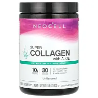 NeoCell, Super Collagen with Aloe, Unflavored, 10.6 oz (300 g)