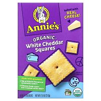 Annie's Homegrown, Organic  White Cheddar Squares, 7.5 oz (212 g)